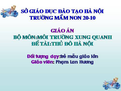 MTXQ thu do Ha Noi