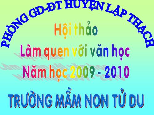 Bài tham dự Hội giảng Trường học thân thiện học sinh tích cực