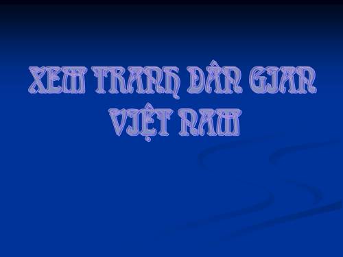 Tranh dân gian