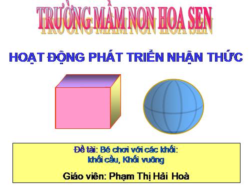 Các hình khối