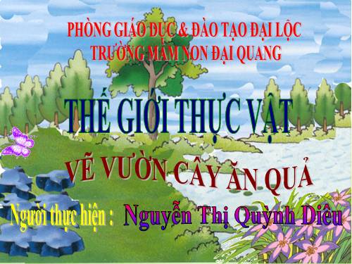 Vẽ vườn cây ăn quả