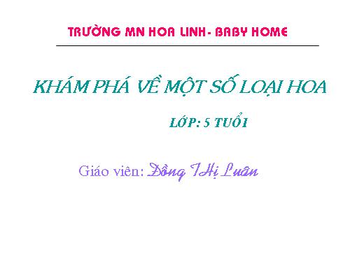 kpkh: Hoa nào đẹp nhất