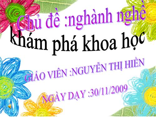 KPKH- Tìm hiểu về nghề xây dựng