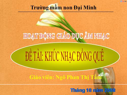 GDÂN- Khúc nhạc đồng quê