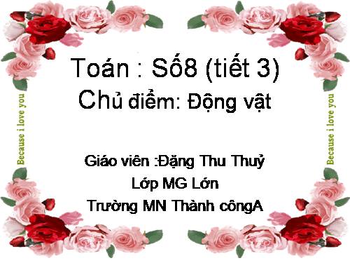 PT nhận thức số 8 - T3