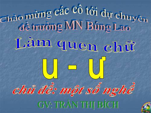 lam quen chu cai u, ư