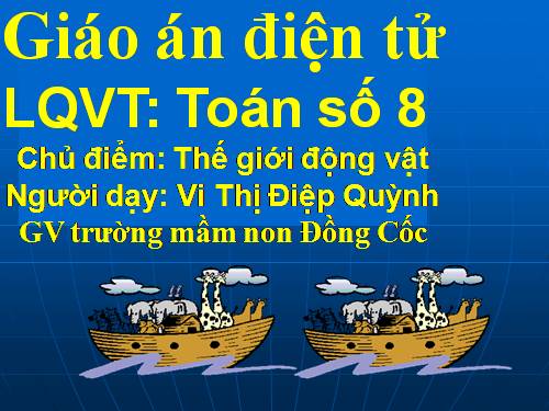 LQVT SỐ 8 TIẾT 1