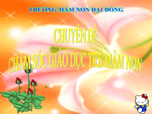 Chuyên đề quản lý trẻ