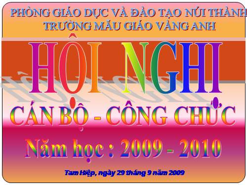 Hội nghị CB CC