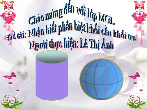 toán khối cầu khối trụ