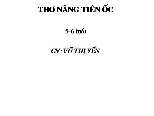 Nàng tiên ốc