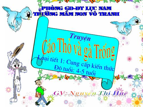 Truyen: Cao tho va ga trong-MG 5 tuoi