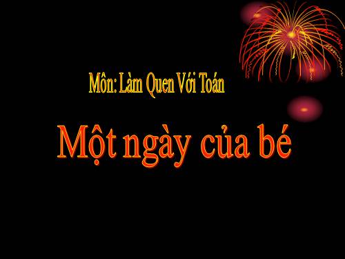 Một ngày của bé