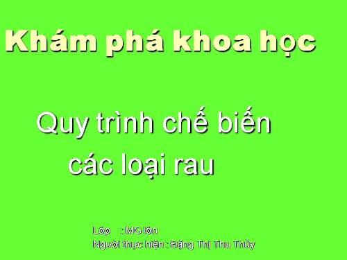 khám phá khoa học