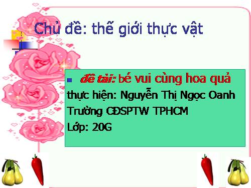 thế giới thực vật