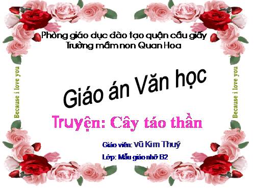 Van hoc-Truyen cay tao than.