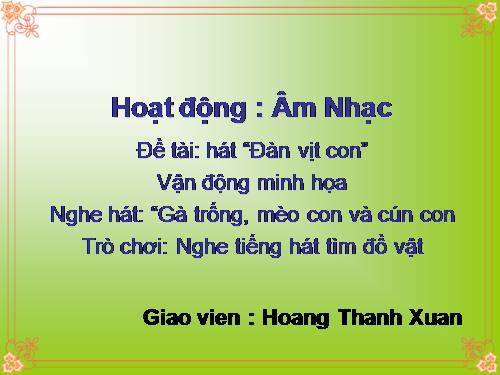 Hoạt động phát triển thẩm mỹ