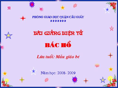 Trò chuyện về Bác Hồ