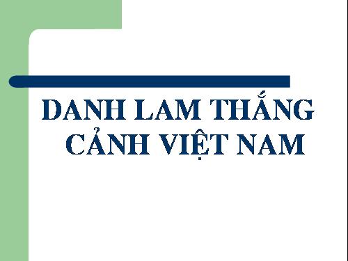 Danh lam Việt nam