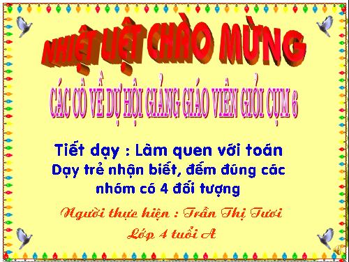 BÉ LÀM QUEN TOÁN HỌC