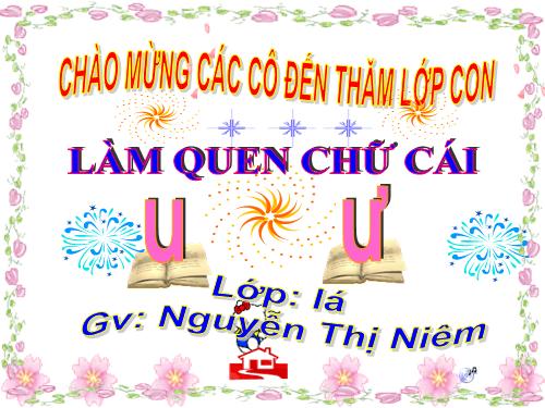 Làm quen chữ cái U, Ư