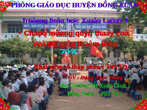Khái niệm số thập phân