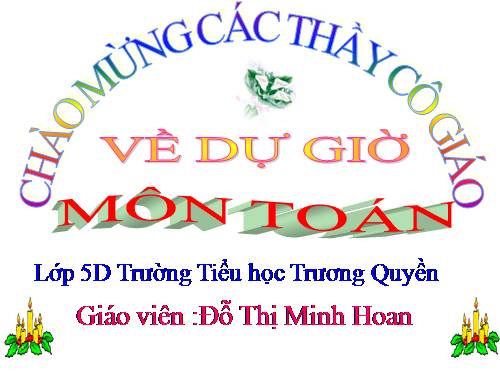 Hàng của số thập phân. Đọc, viết số thập phân