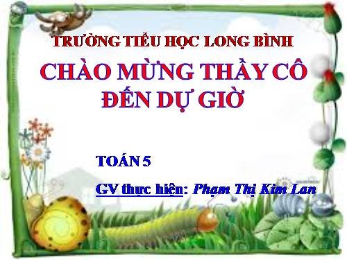 Chia một số thập phân cho một số tự nhiên
