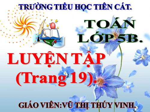 Ôn tập về giải toán