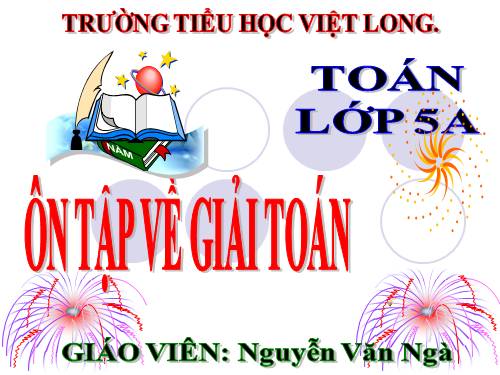 Ôn tập về giải toán
