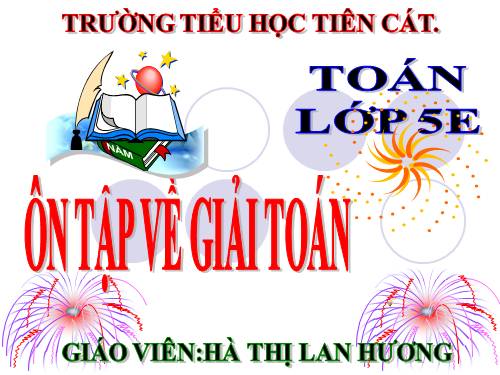 Ôn tập về giải toán