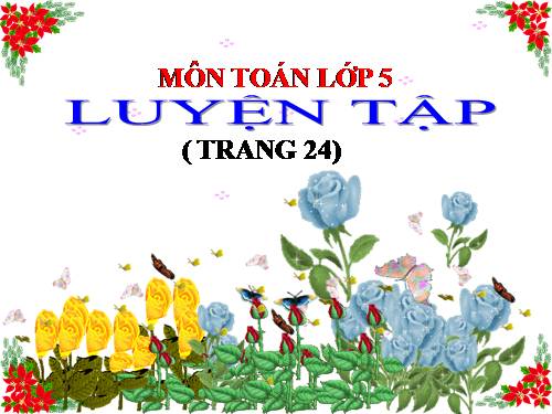 Luyện tập Trang 24