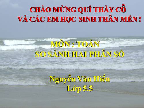 Ôn tập: So sánh hai phân số