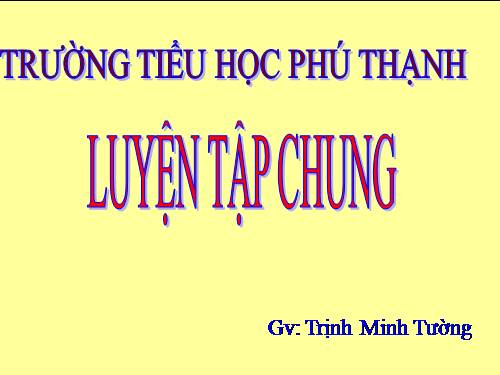 Luyện tập chung Trang 15