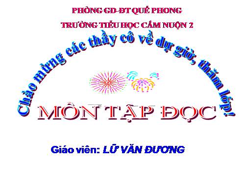 Tuần 31. Bầm ơi