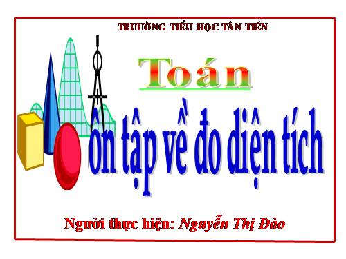 Ôn tập về đo diện tích