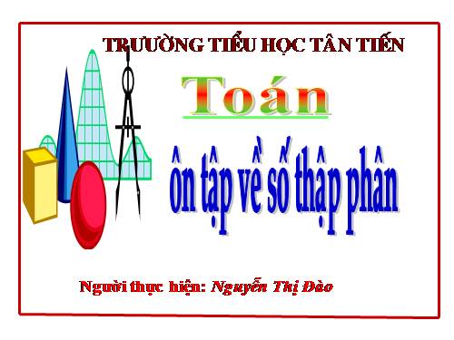 Ôn tập về số thập phân