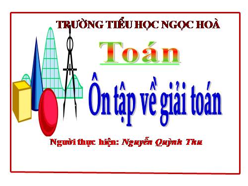 Ôn tập về giải toán