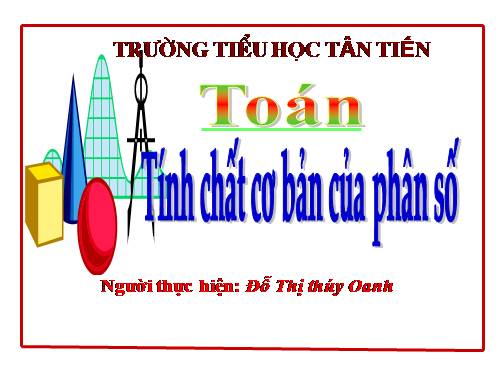Ôn tập: Tính chất cơ bản của phân số