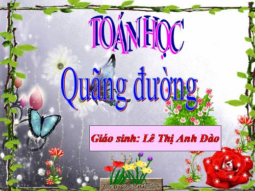 Quãng đường
