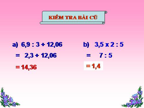 Chia một số tự nhiên cho một số thập phân