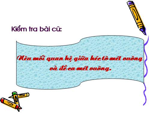 Mi - li - mét vuông. Bảng đơn vị đo diện tích