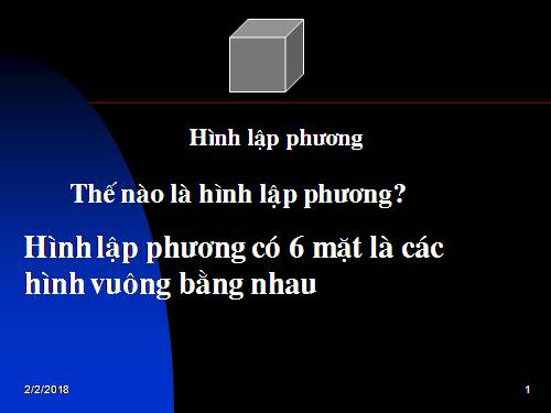 Thể tích của một hình