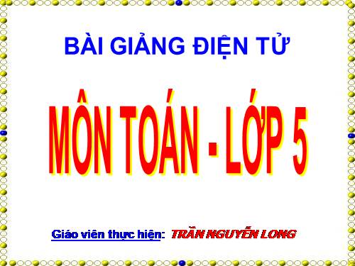 Hình hộp chữ nhật. Hình lập phương
