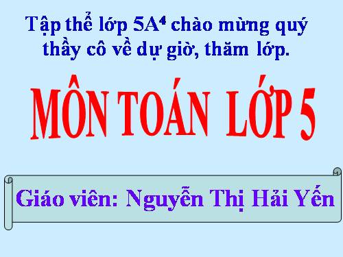 Chia một số tự nhiên cho một số thập phân