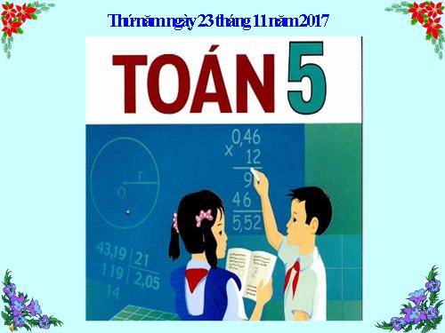 Chia một số tự nhiên cho một số tự nhiên mà thương tìm được là một số thập phân