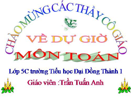 Hàng của số thập phân. Đọc, viết số thập phân