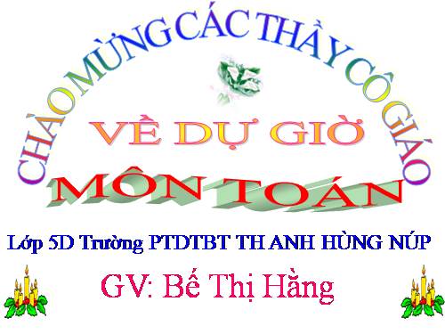 Hàng của số thập phân. Đọc, viết số thập phân