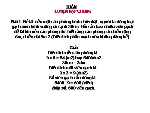 Luyện tập chung Trang 31