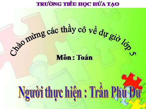 Ôn tập và bổ sung về giải toán